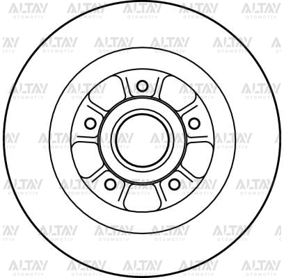 Renault Laguna Arka Fren Diski Iı OEM 7701472838